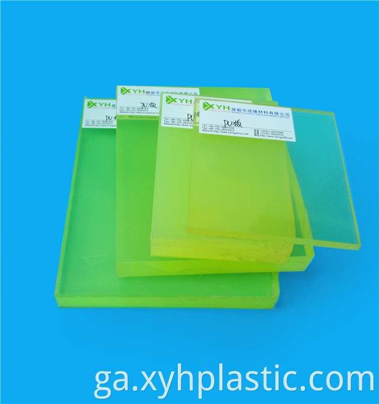 Transparent Clear PU Plates